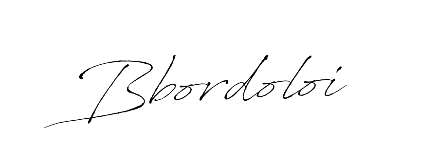 Design your own signature with our free online signature maker. With this signature software, you can create a handwritten (Antro_Vectra) signature for name Bbordoloi. Bbordoloi signature style 6 images and pictures png