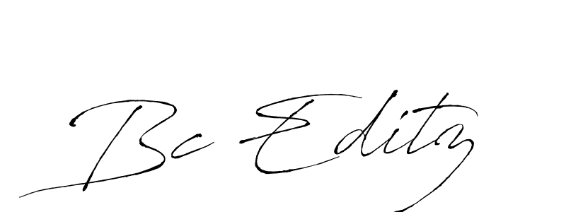 Create a beautiful signature design for name Bc Editz. With this signature (Antro_Vectra) fonts, you can make a handwritten signature for free. Bc Editz signature style 6 images and pictures png