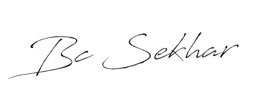 Create a beautiful signature design for name Bc Sekhar. With this signature (Antro_Vectra) fonts, you can make a handwritten signature for free. Bc Sekhar signature style 6 images and pictures png