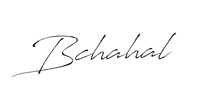 How to make Bchahal signature? Antro_Vectra is a professional autograph style. Create handwritten signature for Bchahal name. Bchahal signature style 6 images and pictures png