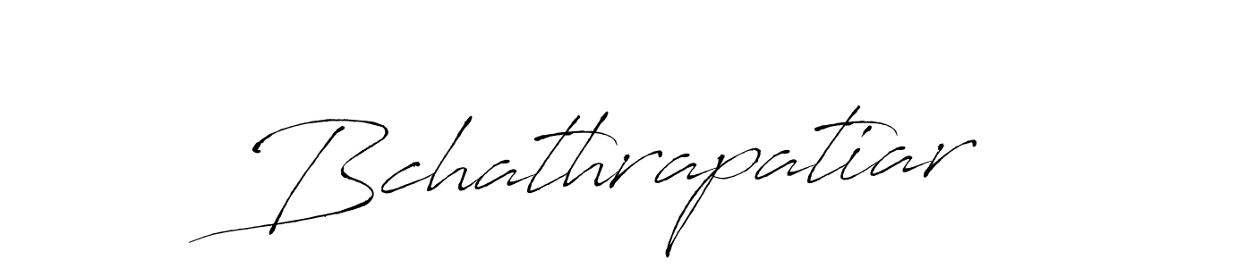 Create a beautiful signature design for name Bchathrapatiar. With this signature (Antro_Vectra) fonts, you can make a handwritten signature for free. Bchathrapatiar signature style 6 images and pictures png