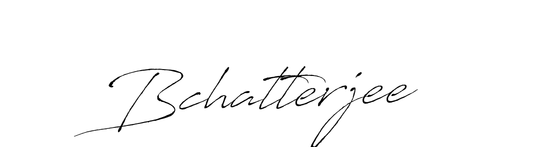 Create a beautiful signature design for name Bchatterjee. With this signature (Antro_Vectra) fonts, you can make a handwritten signature for free. Bchatterjee signature style 6 images and pictures png