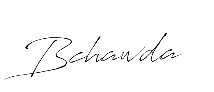 Design your own signature with our free online signature maker. With this signature software, you can create a handwritten (Antro_Vectra) signature for name Bchawda. Bchawda signature style 6 images and pictures png