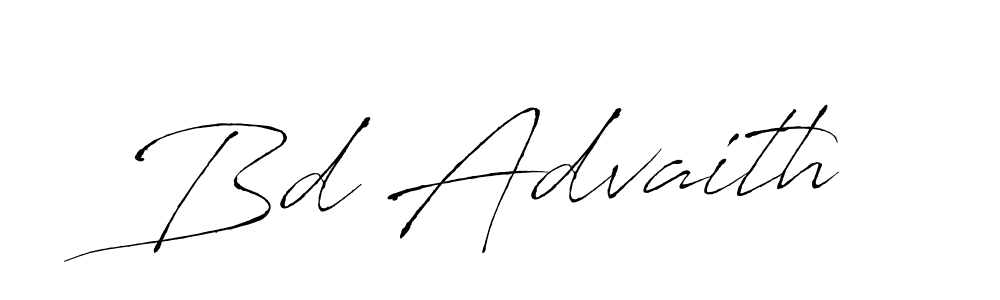 Also You can easily find your signature by using the search form. We will create Bd Advaith name handwritten signature images for you free of cost using Antro_Vectra sign style. Bd Advaith signature style 6 images and pictures png