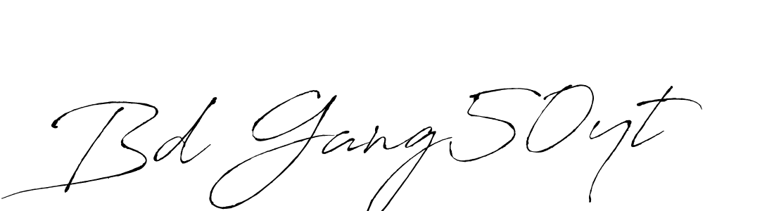 Bd Gang50yt stylish signature style. Best Handwritten Sign (Antro_Vectra) for my name. Handwritten Signature Collection Ideas for my name Bd Gang50yt. Bd Gang50yt signature style 6 images and pictures png