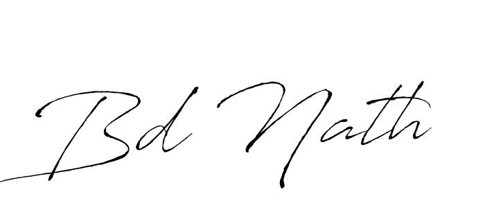 How to make Bd Nath name signature. Use Antro_Vectra style for creating short signs online. This is the latest handwritten sign. Bd Nath signature style 6 images and pictures png