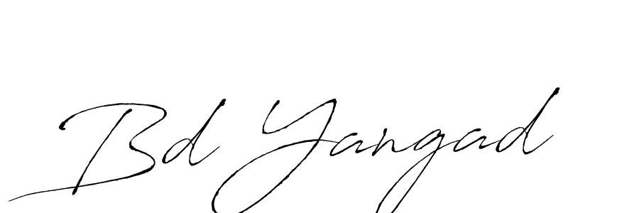 Similarly Antro_Vectra is the best handwritten signature design. Signature creator online .You can use it as an online autograph creator for name Bd Yangad. Bd Yangad signature style 6 images and pictures png