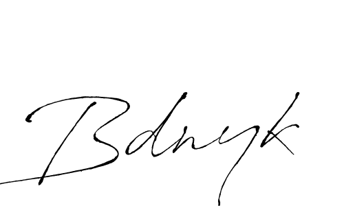 Use a signature maker to create a handwritten signature online. With this signature software, you can design (Antro_Vectra) your own signature for name Bdnyk. Bdnyk signature style 6 images and pictures png