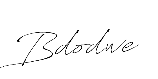 Create a beautiful signature design for name Bdodwe. With this signature (Antro_Vectra) fonts, you can make a handwritten signature for free. Bdodwe signature style 6 images and pictures png