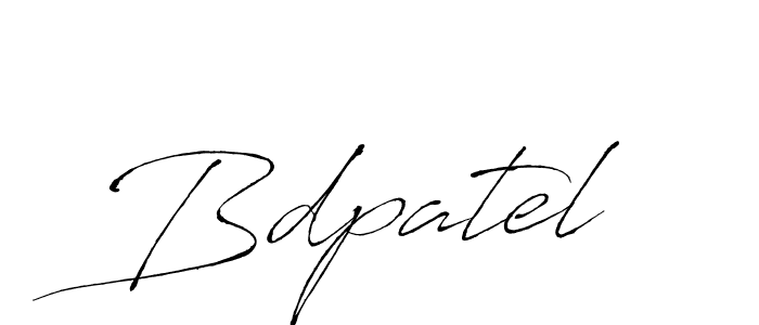 Similarly Antro_Vectra is the best handwritten signature design. Signature creator online .You can use it as an online autograph creator for name Bdpatel. Bdpatel signature style 6 images and pictures png