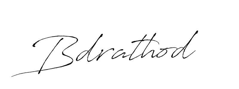 Design your own signature with our free online signature maker. With this signature software, you can create a handwritten (Antro_Vectra) signature for name Bdrathod. Bdrathod signature style 6 images and pictures png