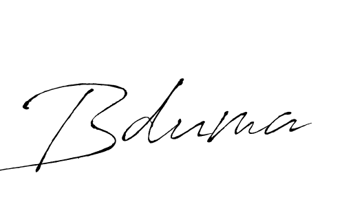 Create a beautiful signature design for name Bduma. With this signature (Antro_Vectra) fonts, you can make a handwritten signature for free. Bduma signature style 6 images and pictures png