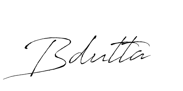 Antro_Vectra is a professional signature style that is perfect for those who want to add a touch of class to their signature. It is also a great choice for those who want to make their signature more unique. Get Bdutta name to fancy signature for free. Bdutta signature style 6 images and pictures png