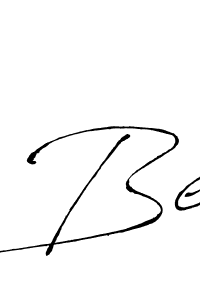 The best way (Antro_Vectra) to make a short signature is to pick only two or three words in your name. The name Be include a total of six letters. For converting this name. Be signature style 6 images and pictures png