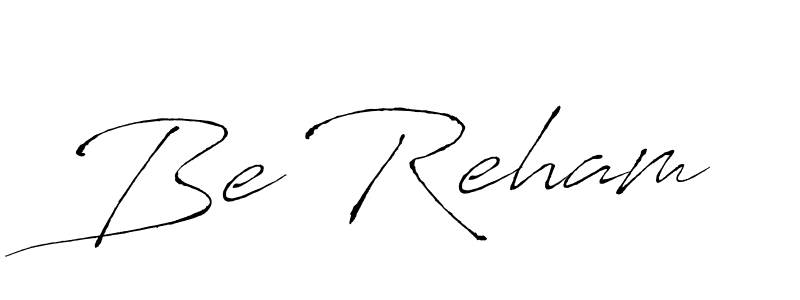Use a signature maker to create a handwritten signature online. With this signature software, you can design (Antro_Vectra) your own signature for name Be Reham. Be Reham signature style 6 images and pictures png