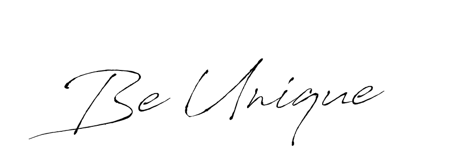 How to make Be Unique signature? Antro_Vectra is a professional autograph style. Create handwritten signature for Be Unique name. Be Unique signature style 6 images and pictures png