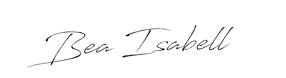 Similarly Antro_Vectra is the best handwritten signature design. Signature creator online .You can use it as an online autograph creator for name Bea Isabell. Bea Isabell signature style 6 images and pictures png