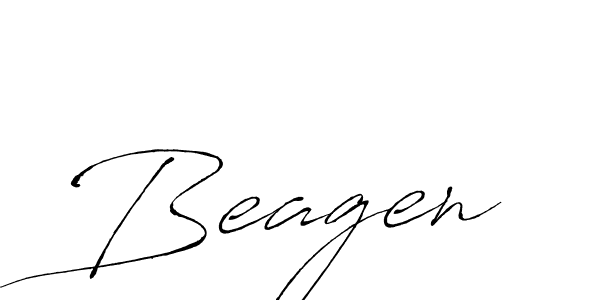 How to make Beagen signature? Antro_Vectra is a professional autograph style. Create handwritten signature for Beagen name. Beagen signature style 6 images and pictures png