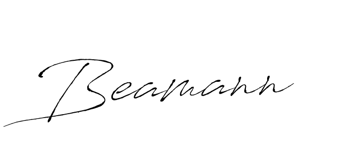 Create a beautiful signature design for name Beamann. With this signature (Antro_Vectra) fonts, you can make a handwritten signature for free. Beamann signature style 6 images and pictures png