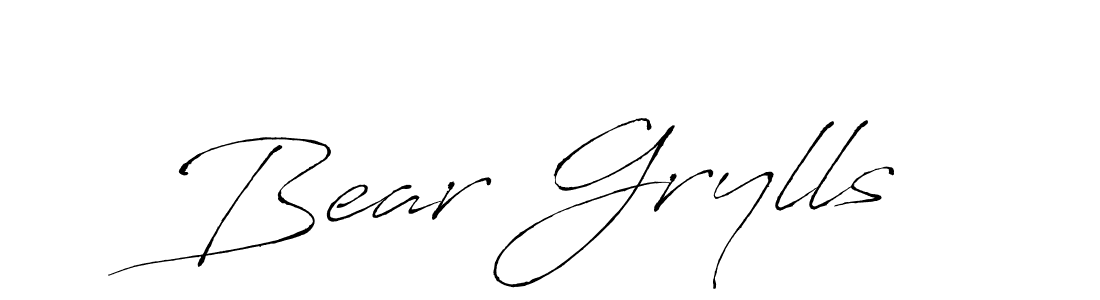 This is the best signature style for the Bear Grylls name. Also you like these signature font (Antro_Vectra). Mix name signature. Bear Grylls signature style 6 images and pictures png