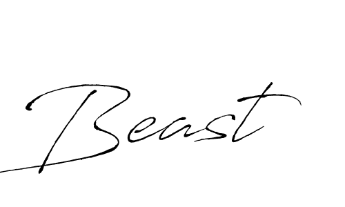 Use a signature maker to create a handwritten signature online. With this signature software, you can design (Antro_Vectra) your own signature for name Beast. Beast signature style 6 images and pictures png