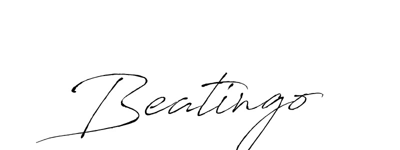 How to make Beatingo signature? Antro_Vectra is a professional autograph style. Create handwritten signature for Beatingo name. Beatingo signature style 6 images and pictures png