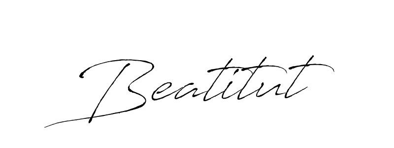 This is the best signature style for the Beatitut name. Also you like these signature font (Antro_Vectra). Mix name signature. Beatitut signature style 6 images and pictures png