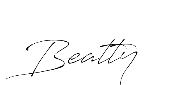 How to make Beatty name signature. Use Antro_Vectra style for creating short signs online. This is the latest handwritten sign. Beatty signature style 6 images and pictures png