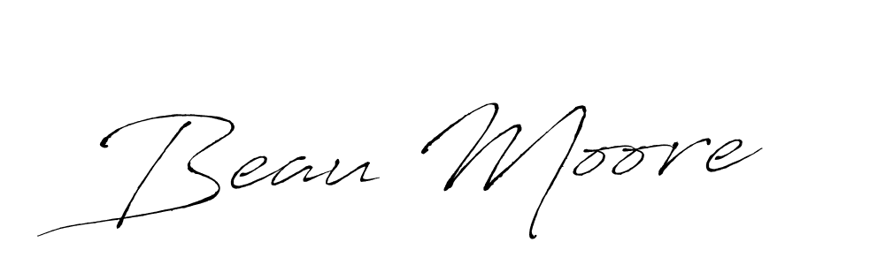 Antro_Vectra is a professional signature style that is perfect for those who want to add a touch of class to their signature. It is also a great choice for those who want to make their signature more unique. Get Beau Moore name to fancy signature for free. Beau Moore signature style 6 images and pictures png