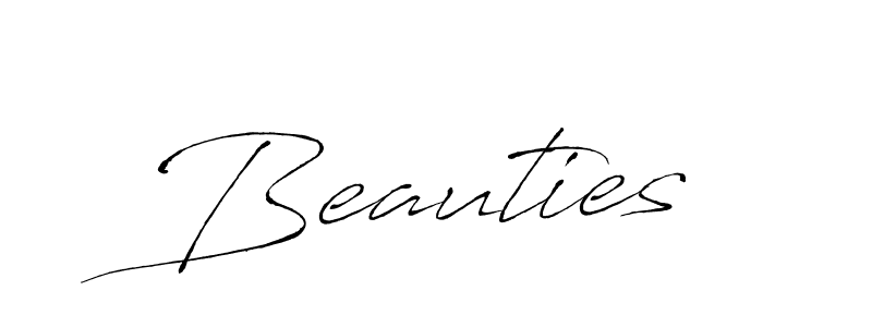 Beauties stylish signature style. Best Handwritten Sign (Antro_Vectra) for my name. Handwritten Signature Collection Ideas for my name Beauties. Beauties signature style 6 images and pictures png