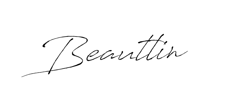 How to make Beautlin signature? Antro_Vectra is a professional autograph style. Create handwritten signature for Beautlin name. Beautlin signature style 6 images and pictures png