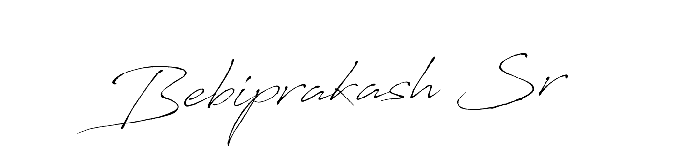 Also You can easily find your signature by using the search form. We will create Bebiprakash Sr name handwritten signature images for you free of cost using Antro_Vectra sign style. Bebiprakash Sr signature style 6 images and pictures png