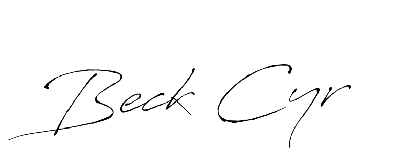 You should practise on your own different ways (Antro_Vectra) to write your name (Beck Cyr) in signature. don't let someone else do it for you. Beck Cyr signature style 6 images and pictures png