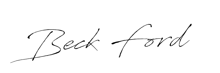 How to make Beck Ford signature? Antro_Vectra is a professional autograph style. Create handwritten signature for Beck Ford name. Beck Ford signature style 6 images and pictures png