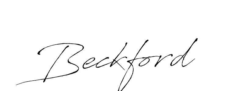 Use a signature maker to create a handwritten signature online. With this signature software, you can design (Antro_Vectra) your own signature for name Beckford. Beckford signature style 6 images and pictures png