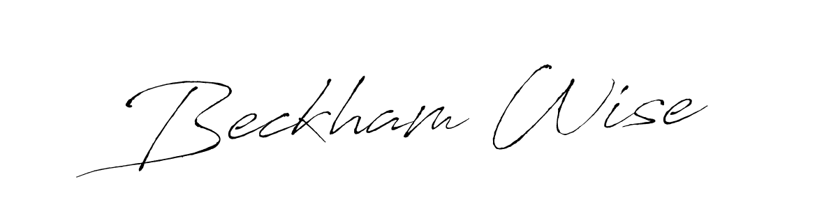 Make a beautiful signature design for name Beckham Wise. Use this online signature maker to create a handwritten signature for free. Beckham Wise signature style 6 images and pictures png