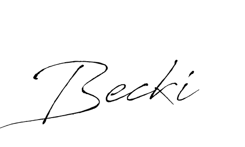 How to Draw Becki signature style? Antro_Vectra is a latest design signature styles for name Becki. Becki signature style 6 images and pictures png