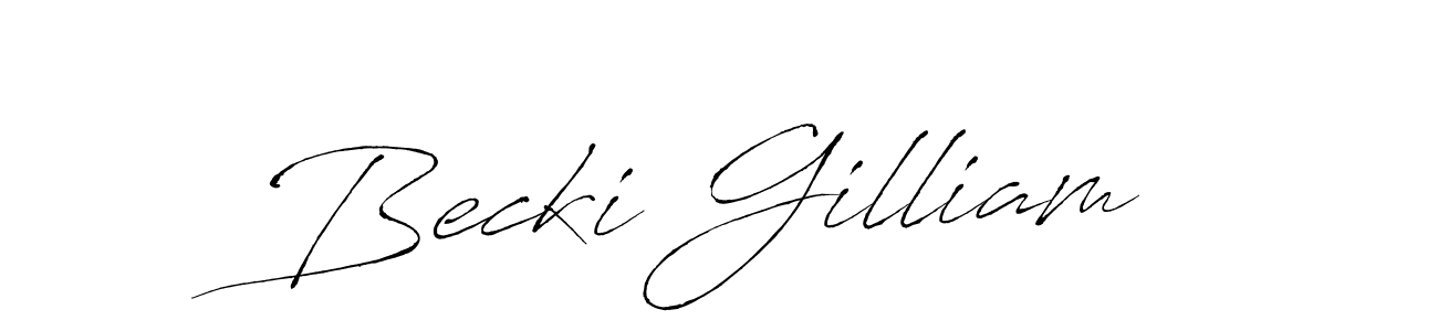 Make a short Becki Gilliam signature style. Manage your documents anywhere anytime using Antro_Vectra. Create and add eSignatures, submit forms, share and send files easily. Becki Gilliam signature style 6 images and pictures png