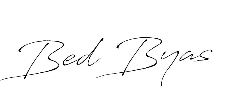 Design your own signature with our free online signature maker. With this signature software, you can create a handwritten (Antro_Vectra) signature for name Bed Byas. Bed Byas signature style 6 images and pictures png