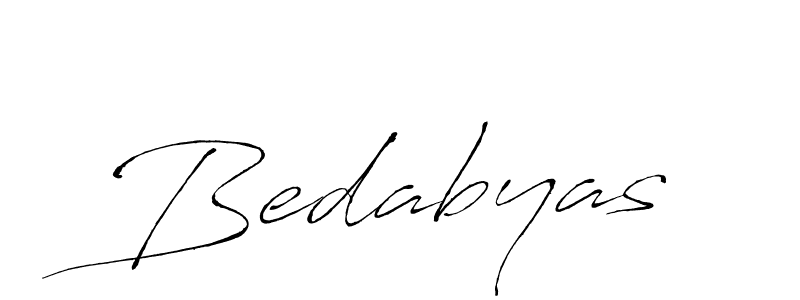 Bedabyas stylish signature style. Best Handwritten Sign (Antro_Vectra) for my name. Handwritten Signature Collection Ideas for my name Bedabyas. Bedabyas signature style 6 images and pictures png