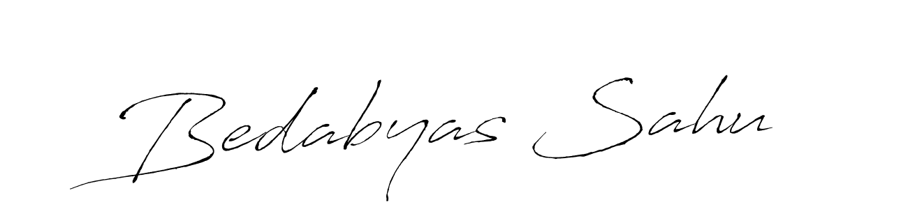You should practise on your own different ways (Antro_Vectra) to write your name (Bedabyas Sahu) in signature. don't let someone else do it for you. Bedabyas Sahu signature style 6 images and pictures png