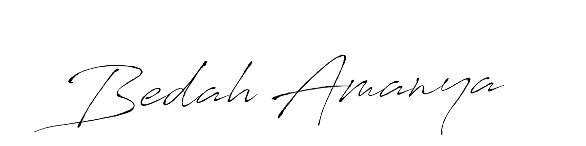 Also we have Bedah Amanya name is the best signature style. Create professional handwritten signature collection using Antro_Vectra autograph style. Bedah Amanya signature style 6 images and pictures png