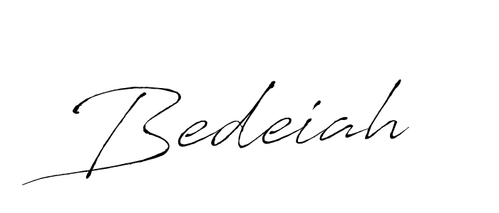 Make a beautiful signature design for name Bedeiah. With this signature (Antro_Vectra) style, you can create a handwritten signature for free. Bedeiah signature style 6 images and pictures png