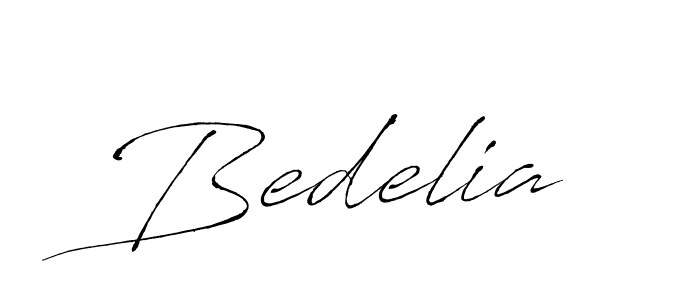 Create a beautiful signature design for name Bedelia. With this signature (Antro_Vectra) fonts, you can make a handwritten signature for free. Bedelia signature style 6 images and pictures png