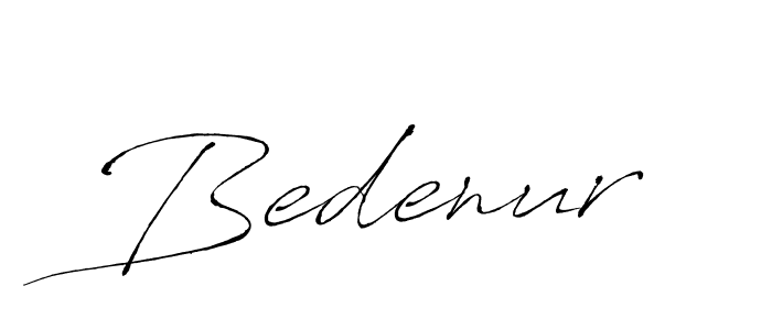 Design your own signature with our free online signature maker. With this signature software, you can create a handwritten (Antro_Vectra) signature for name Bedenur. Bedenur signature style 6 images and pictures png