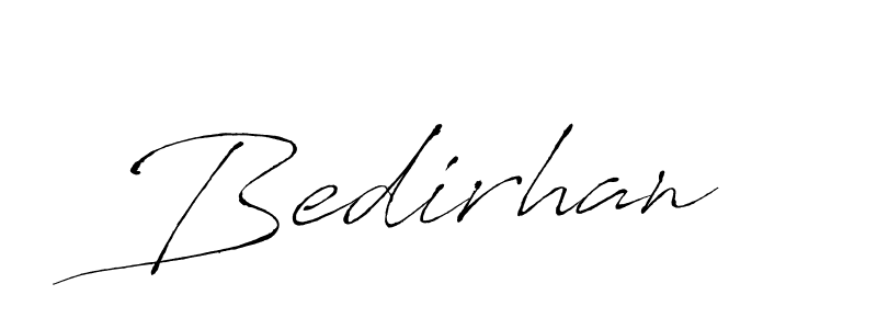 Create a beautiful signature design for name Bedirhan. With this signature (Antro_Vectra) fonts, you can make a handwritten signature for free. Bedirhan signature style 6 images and pictures png