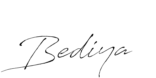 Make a beautiful signature design for name Bediya. With this signature (Antro_Vectra) style, you can create a handwritten signature for free. Bediya signature style 6 images and pictures png