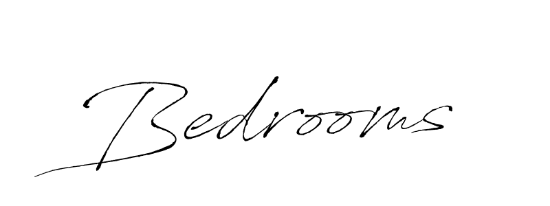 Design your own signature with our free online signature maker. With this signature software, you can create a handwritten (Antro_Vectra) signature for name Bedrooms. Bedrooms signature style 6 images and pictures png