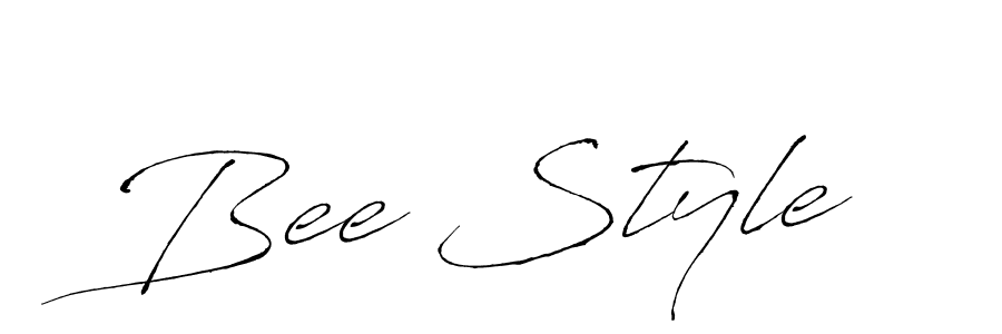 Bee Style stylish signature style. Best Handwritten Sign (Antro_Vectra) for my name. Handwritten Signature Collection Ideas for my name Bee Style. Bee Style signature style 6 images and pictures png