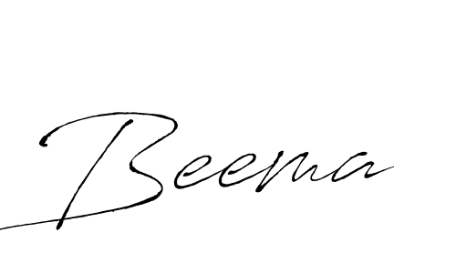 Design your own signature with our free online signature maker. With this signature software, you can create a handwritten (Antro_Vectra) signature for name Beema. Beema signature style 6 images and pictures png